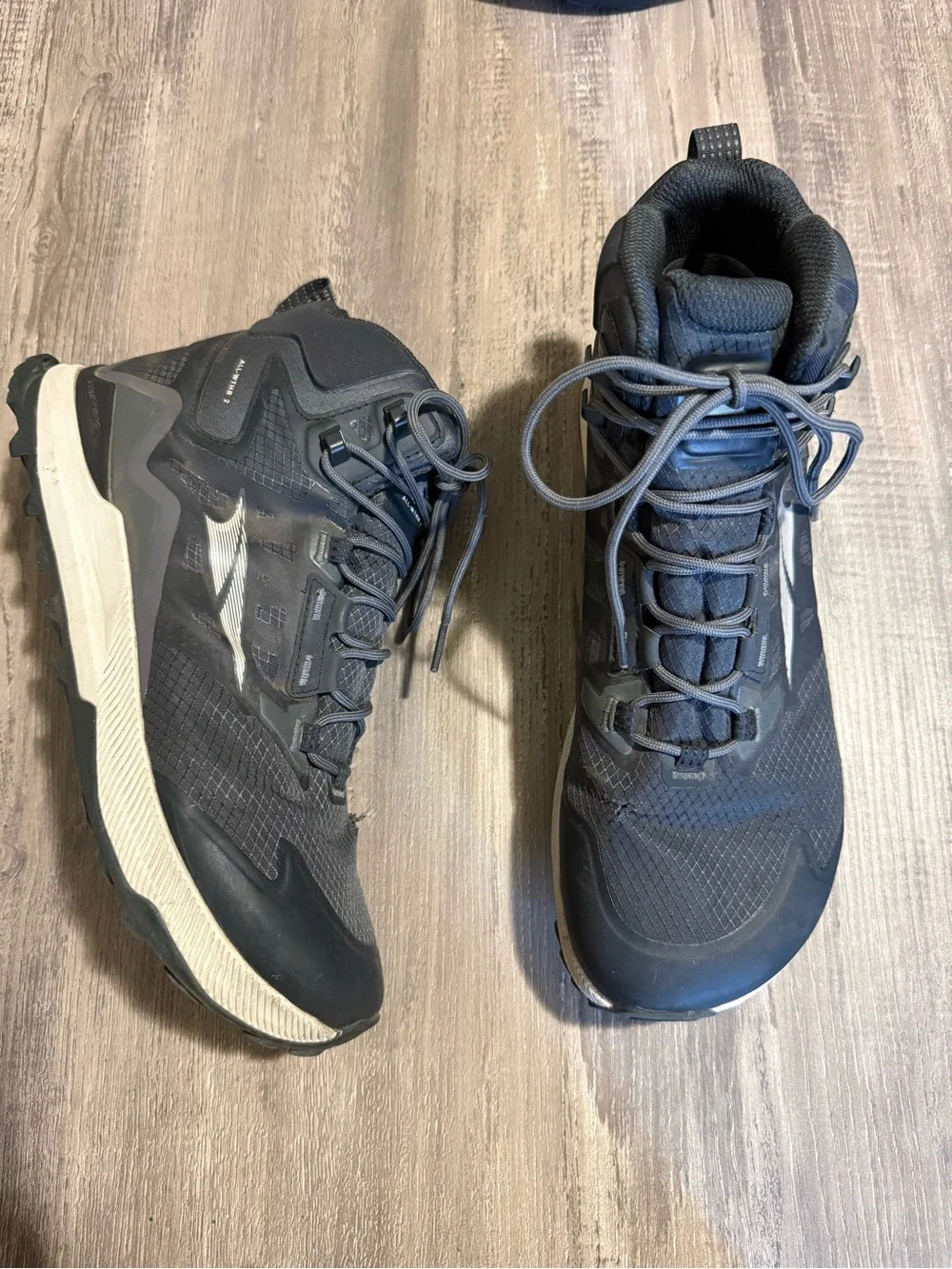 Altra Lone Peak All WHTR Mid 2 Men's High-Top Performance Hiker in Dark Gray